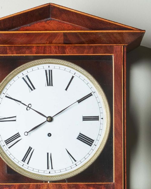 FINE EIGHT DAY 19TH CENTURY ARCHITECTURAL VIENNA BIEDERMEIER REGULATOR CLOCK - ADDITIONAL PHOTO 2