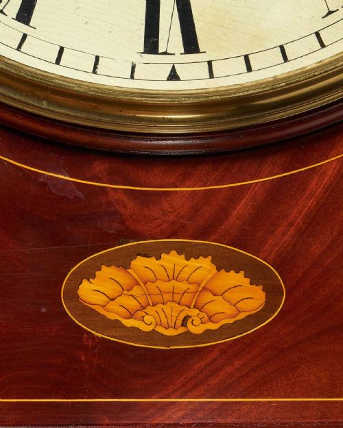 FINE ENGLISH DROP DIAL WALL CLOCK CIRCA 1840 - ADDITIONAL PHOTO 2