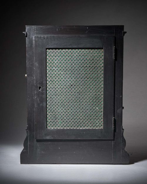 SUBSTANTIAL 19TH C EBONISED EIGHT DAY LIBRARY TABLE CLOCK BY MORELAND CHESTER - ADDITIONAL PHOTO 5