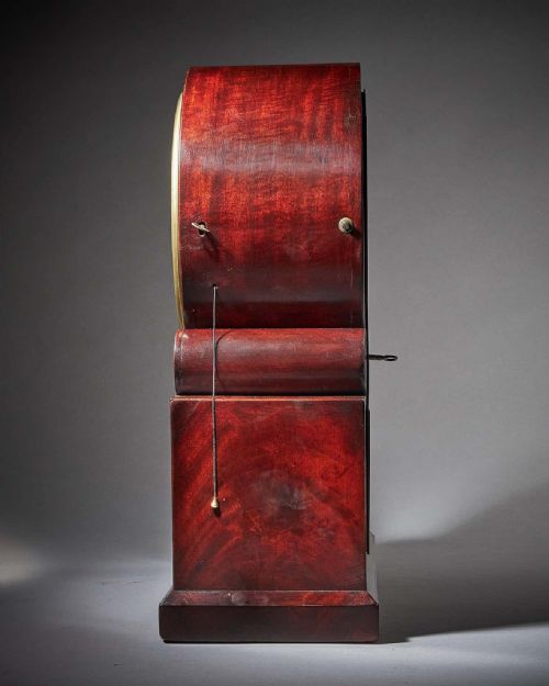 WILLIAM IV EARLY VICTORIAN EIGHTDAY MAHOGANY TABLE CLOCK BY WIDENHAM LONDON - ADDITIONAL PHOTO 3