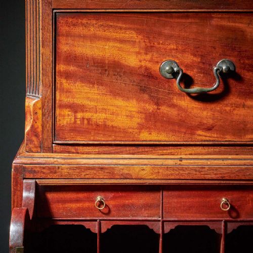 18TH CENTURY GEORGE III MAHOGANY SECRETAIRE CHEST ON CHEST CIRCA 17701780 - ADDITIONAL PHOTO 5