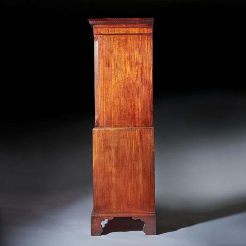 18TH CENTURY GEORGE III MAHOGANY SECRETAIRE CHEST ON CHEST CIRCA 17701780 - ADDITIONAL PHOTO 12