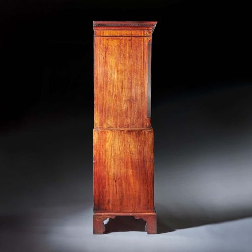 18TH CENTURY GEORGE III MAHOGANY SECRETAIRE CHEST ON CHEST CIRCA 17701780 - ADDITIONAL PHOTO 13