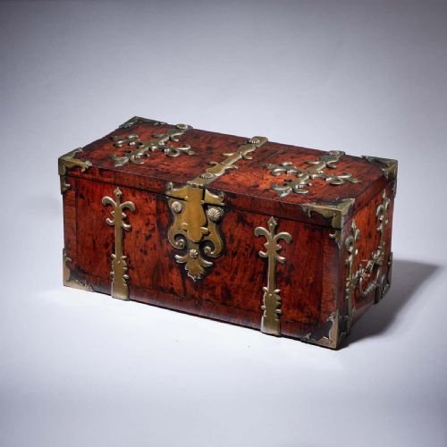 17th century william mary walnut strongbox or coffre fort circa 16801700 - CATEGORY: ANTIQUE BOXES - DATED 17TH CENTURY