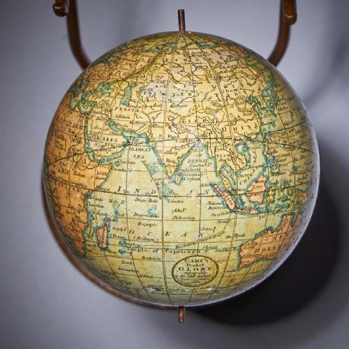 18TH CENTURY GEORGE III TERRESTRIAL 3 POCKET GLOBE BY CARY DATED 1791 - ADDITIONAL PHOTO 1