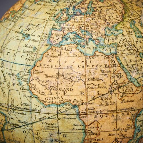 18TH CENTURY GEORGE III TERRESTRIAL 3 POCKET GLOBE BY CARY DATED 1791 - ADDITIONAL PHOTO 8