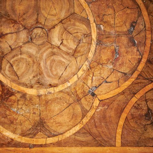 17TH CENTURY WILLIAM AND MARY OLIVE OYSTER LACE BOX CIRCA 16801700 - ADDITIONAL PHOTO 4