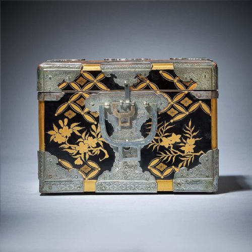 MINIATURE HASAMIBAKO TRAVELLING CHEST EDO PERIOD LATE 18TH EARLY 19TH CENTURY - ADDITIONAL PHOTO 1