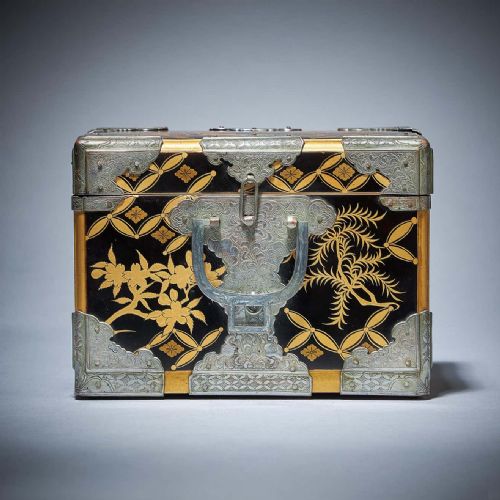 MINIATURE HASAMIBAKO TRAVELLING CHEST EDO PERIOD LATE 18TH EARLY 19TH CENTURY - ADDITIONAL PHOTO 3