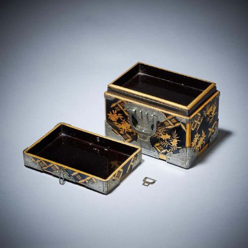 MINIATURE HASAMIBAKO TRAVELLING CHEST EDO PERIOD LATE 18TH EARLY 19TH CENTURY - ADDITIONAL PHOTO 5