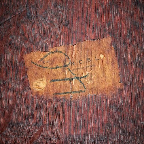 UNIQUE 18TH CENTURY GEORGE II 'DUMMY' FRONTED MAHOGANY BACHELORS CHEST - ADDITIONAL PHOTO 15