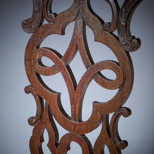 GEORGE III 18TH CENTURY MAHOGANY ARMCHAIR IN THE MANNER OF THOMAS CHIPPENDALE - ADDITIONAL PHOTO 10