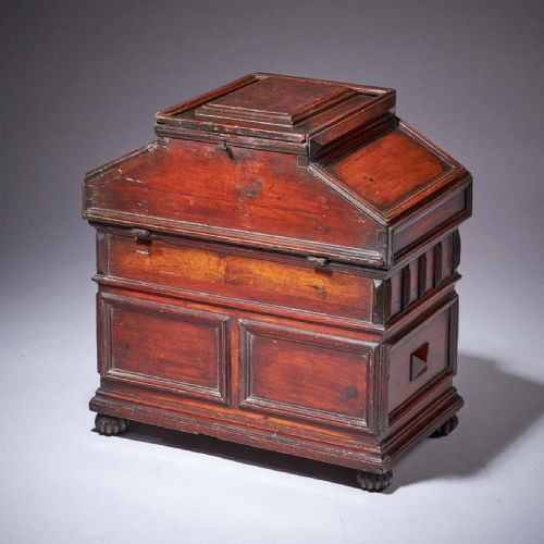 THE ELIZABETHAN 16TH CENTURY DIMINUTIVE CEDAR WOOD TABLE CASKET OR DESK BOX - ADDITIONAL PHOTO 5
