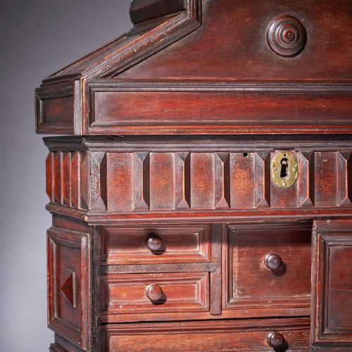 THE ELIZABETHAN 16TH CENTURY DIMINUTIVE CEDAR WOOD TABLE CASKET OR DESK BOX - ADDITIONAL PHOTO 8