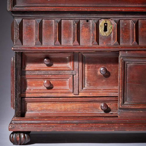THE ELIZABETHAN 16TH CENTURY DIMINUTIVE CEDAR WOOD TABLE CASKET OR DESK BOX - ADDITIONAL PHOTO 9