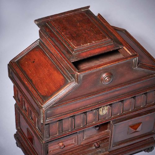 THE ELIZABETHAN 16TH CENTURY DIMINUTIVE CEDAR WOOD TABLE CASKET OR DESK BOX - ADDITIONAL PHOTO 10