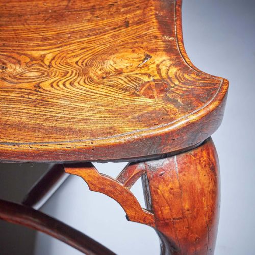 PAIR OF 18TH CENTURY GEORGE II GOTHIC YEW AND ELM WINDSOR ARMCHAIRS CIRCA 1760 - ADDITIONAL PHOTO 5