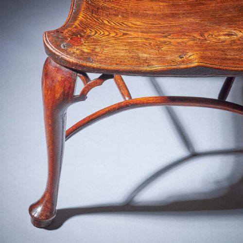 PAIR OF 18TH CENTURY GEORGE II GOTHIC YEW AND ELM WINDSOR ARMCHAIRS CIRCA 1760 - ADDITIONAL PHOTO 7