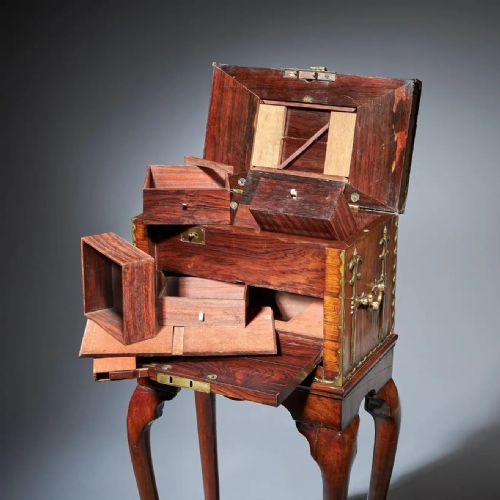 17TH CENTURY WILLIAM AND MARY ROSEWOOD COFFRE FORT ON STAND SECRET COMPARTMENTS - ADDITIONAL PHOTO 7