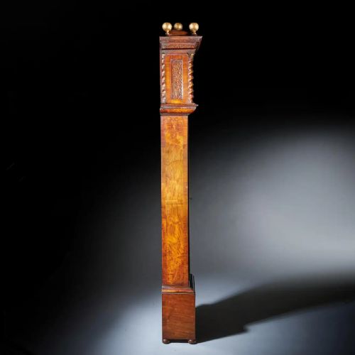 17TH CENTURY CHARLES II MONTH GOING 10 MARQUETRY LONGCASE CLOCK BY JOHN WISE - ADDITIONAL PHOTO 3