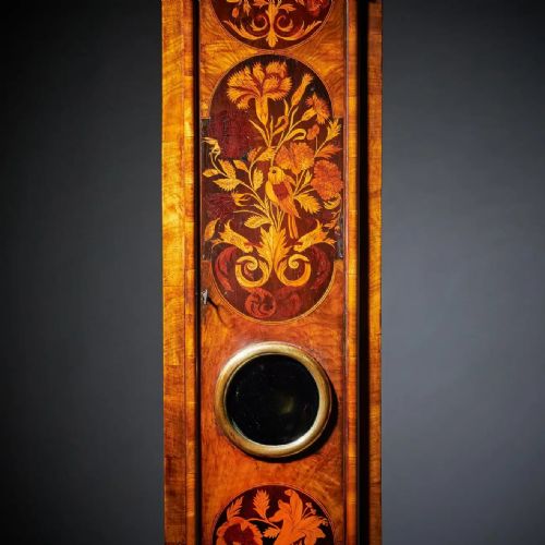 17TH CENTURY CHARLES II MONTH GOING 10 MARQUETRY LONGCASE CLOCK BY JOHN WISE - ADDITIONAL PHOTO 8