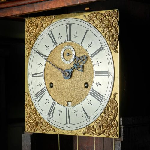 17TH CENTURY CHARLES II MONTH GOING 10 MARQUETRY LONGCASE CLOCK BY JOHN WISE - ADDITIONAL PHOTO 13