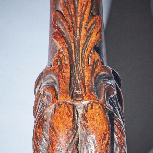 RARE 18TH CENTURY GEORGE III MAHOGANY IRISH WOLF FOOT TRIPOD TABLE CIRCA 1760 - ADDITIONAL PHOTO 12