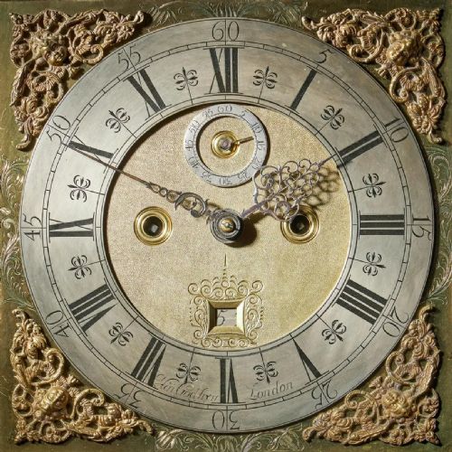 17TH CENTURY WILLIAM AND MARY EIGHTDAY BURL ELM FLORAL MARQUETRY LONGCASE CLOCK - ADDITIONAL PHOTO 6