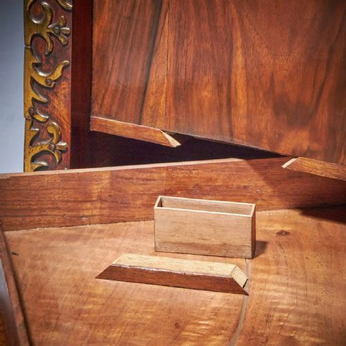 IMPORTANT 17TH CENTURY CHARLES II BURR WALNUT COFFRE FORT STRONG BOX CIRCA 1675 - ADDITIONAL PHOTO 11
