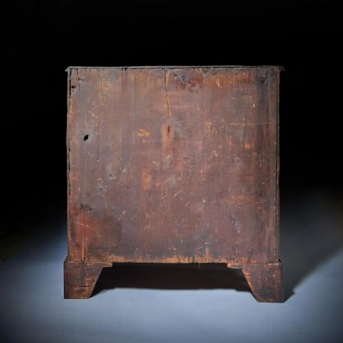 THE 18TH CENTURY GEORGE III MAHOGANY BACHELORS CHEST BY PHILIP BELL LONDON - ADDITIONAL PHOTO 13
