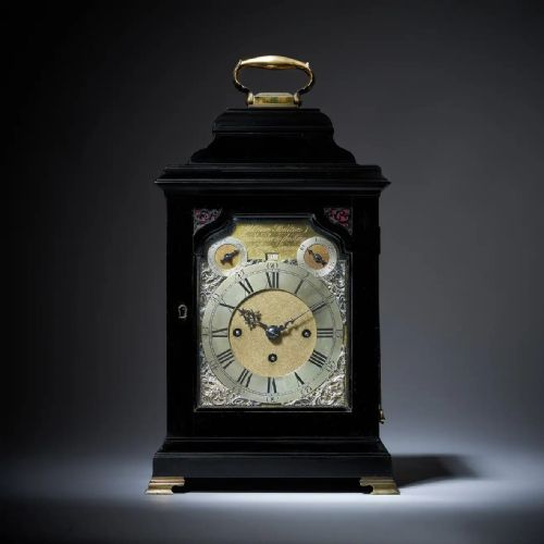 rare 18thcentury grande sonnerie striking table clock by william poulton - CATEGORY: ANTIQUE CLOCKS - DATED 18TH CENTURY