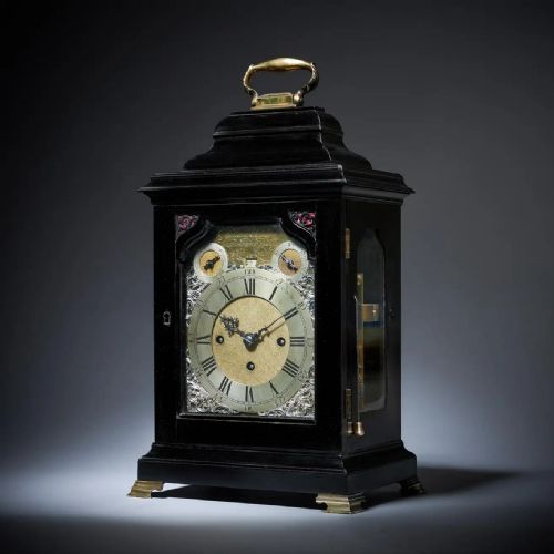 RARE 18THCENTURY GRANDE SONNERIE STRIKING TABLE CLOCK BY WILLIAM POULTON - ADDITIONAL PHOTO 1