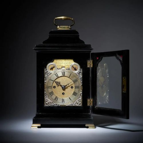 RARE 18THCENTURY GRANDE SONNERIE STRIKING TABLE CLOCK BY WILLIAM POULTON - ADDITIONAL PHOTO 2