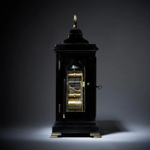 RARE 18THCENTURY GRANDE SONNERIE STRIKING TABLE CLOCK BY WILLIAM POULTON - ADDITIONAL PHOTO 3