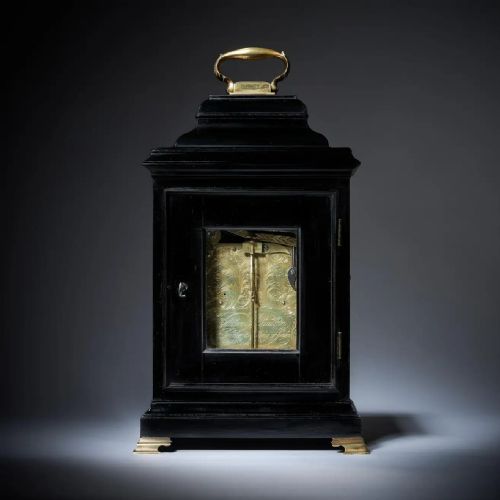 RARE 18THCENTURY GRANDE SONNERIE STRIKING TABLE CLOCK BY WILLIAM POULTON - ADDITIONAL PHOTO 4