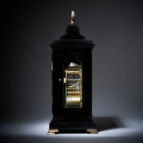 RARE 18THCENTURY GRANDE SONNERIE STRIKING TABLE CLOCK BY WILLIAM POULTON - ADDITIONAL PHOTO 6