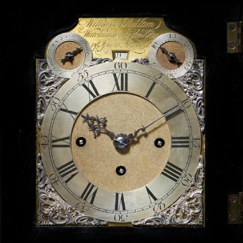 RARE 18THCENTURY GRANDE SONNERIE STRIKING TABLE CLOCK BY WILLIAM POULTON - ADDITIONAL PHOTO 7