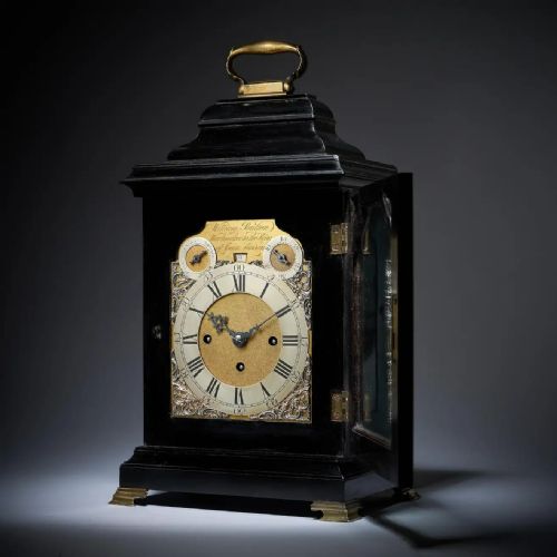 RARE 18THCENTURY GRANDE SONNERIE STRIKING TABLE CLOCK BY WILLIAM POULTON - ADDITIONAL PHOTO 9
