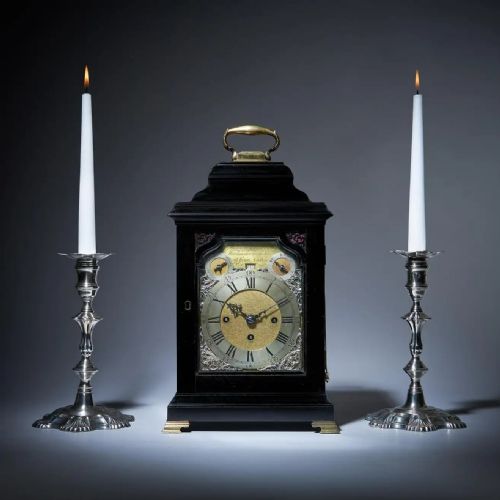 RARE 18THCENTURY GRANDE SONNERIE STRIKING TABLE CLOCK BY WILLIAM POULTON - ADDITIONAL PHOTO 14