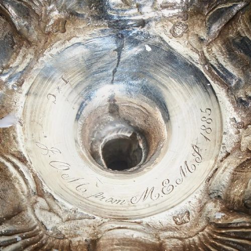 A PAIR OF 18TH CENTURY GEORGE II SILVER CANDLESTICKS BY JOHN CAFE LONDON 1751 - ADDITIONAL PHOTO 14