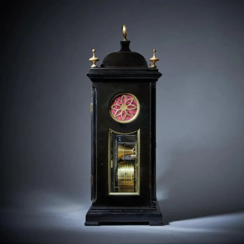 A RARE 18TH CENTURY GEORGE II MUSICAL TABLE CLOCK BY MATTHEW KING C 1735 - ADDITIONAL PHOTO 5