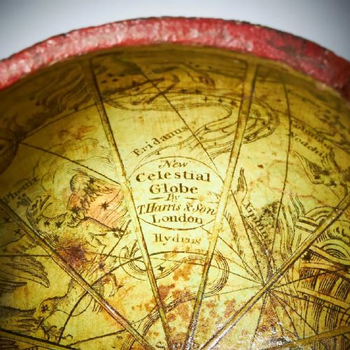 A GEORGIAN THREE INCH TERRESTRIAL POCKET GLOBE BY T HARRIS AND SON LONDON 1813 - ADDITIONAL PHOTO 5
