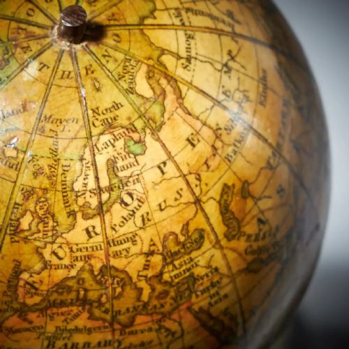 A GEORGIAN THREE INCH TERRESTRIAL POCKET GLOBE BY T HARRIS AND SON LONDON 1813 - ADDITIONAL PHOTO 8