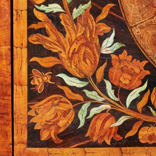 17TH CENTURY WILLIAM AND MARY OLIVE OYSTER MARQUETRY ESCRITOIRE CIRCA 1680 - ADDITIONAL PHOTO 11