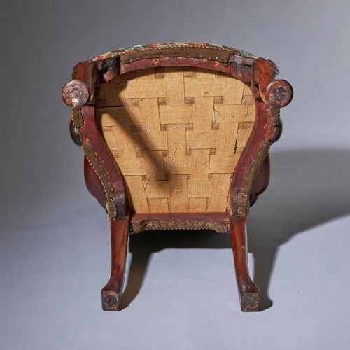18TH CENTURY GEORGE I WALNUT SHEPHERDS CROOK ARM CHAIR - ADDITIONAL PHOTO 18