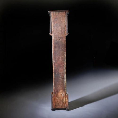 17TH CENTURY 10 INCH WILLIAM AND MARRY MARQUETRY LONGCASE CLOCK SIGNED APPLY - ADDITIONAL PHOTO 3