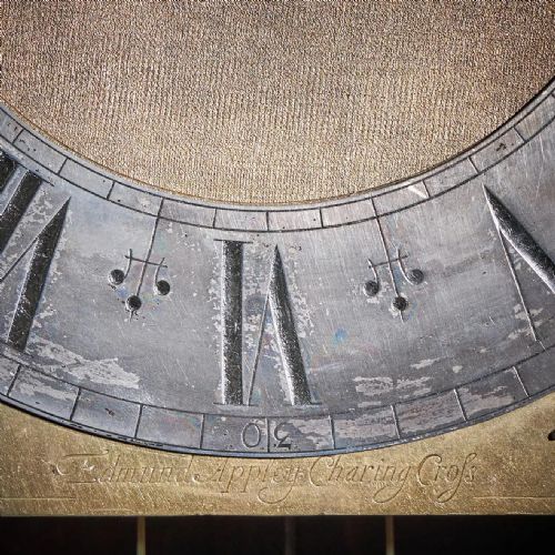 17TH CENTURY 10 INCH WILLIAM AND MARRY MARQUETRY LONGCASE CLOCK SIGNED APPLY - ADDITIONAL PHOTO 17