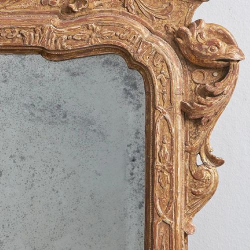 AN IMPORTANT 18TH CENTURY GEORGE I GILT GESSO MIRROR C 1725 - ADDITIONAL PHOTO 4