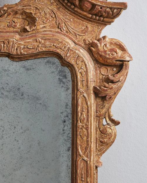AN IMPORTANT 18TH CENTURY GEORGE I GILT GESSO MIRROR C 1725 - ADDITIONAL PHOTO 5