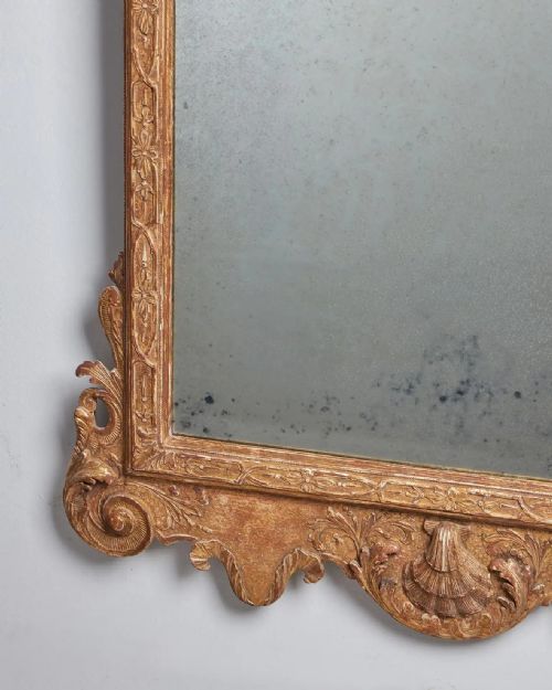 AN IMPORTANT 18TH CENTURY GEORGE I GILT GESSO MIRROR C 1725 - ADDITIONAL PHOTO 8
